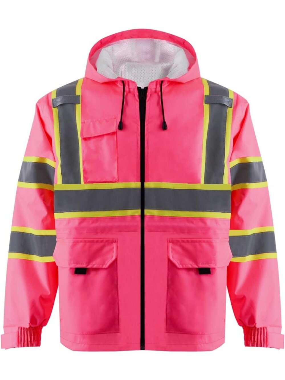 High Visibility Reflective Safety Jacket for Men & Women - Construction Workwear